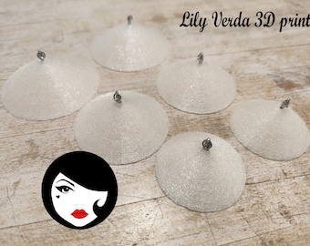 Base Pasties Nippies Burlesque 3D print avec spinner pour tassel pompon