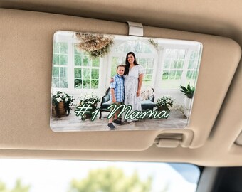 Custom Photo Car Visor Clip, Personalized Memorial Visor Charm, Sublimated Picture Clip, Car Sun Visor Keepsake Gift, Pet or Loved One Gift