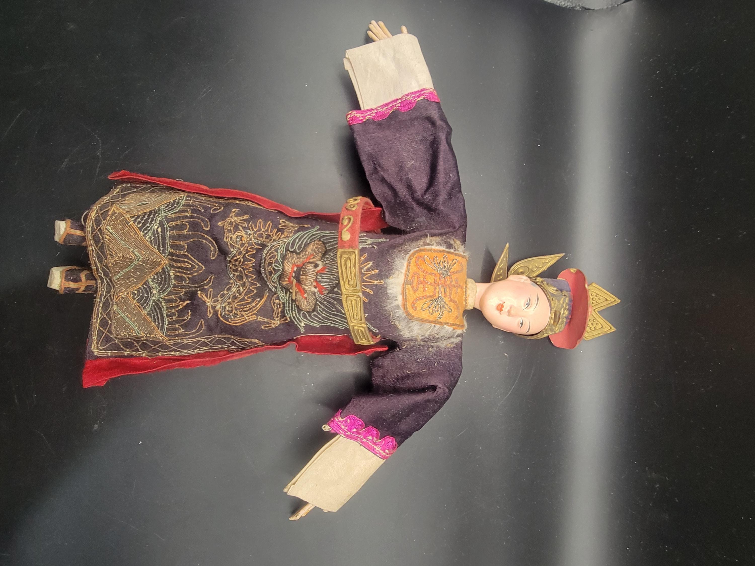 Antique Chinese Wooden Dolls - Etsy