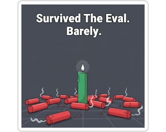 Funded Trader Survivor Sticker | Prop Firm Trading Gift | Day Trader Die Cut Vinyl