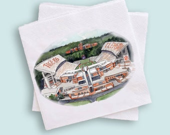 Death Valley, Clemson, Tailgate Napkins