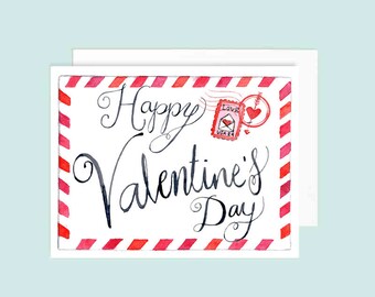 Happy Valentine's Day | Valentine's Card | Love Letters | XOXO | Love You Card |