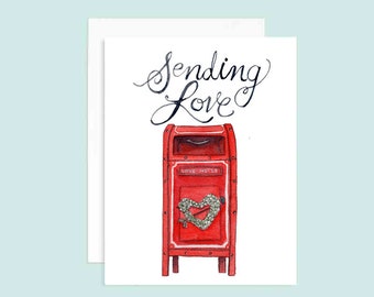 Sending Love | Valentine's Card | Love Letters | XOXO | Love You Card |