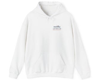 Last Boat Club Hoodie, Block Island Sweatshirt, Old Harbor Rhode Island Gift, Island Life Hooded Sweatshirt