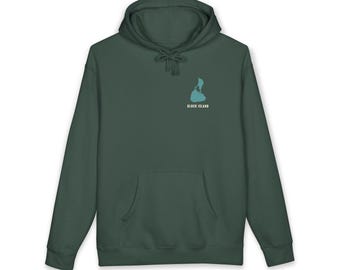 Mainland? Never Heard of Her Block Island Hoodie, Heavyweight Rhode Island Sweatshirt