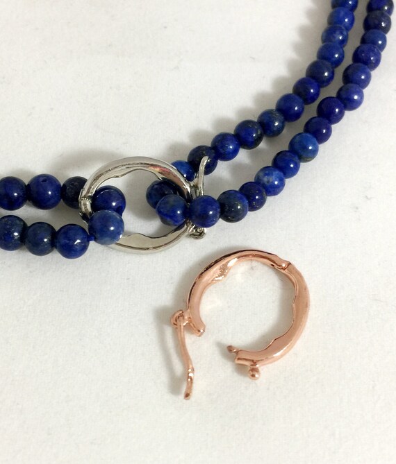 2 Pcs-brass Necklace Shorten-er Twister Clasps Beads | Etsy