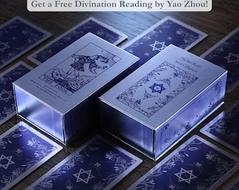 The Primal Essence Tarot Deck | Free Reading | Waterproof PVC Gold Foil Tarot Set | Luxury 78 Cards with Magnetic Box, Cloth & Guidebook