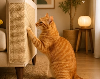 Self-Adhesive Cat Scratch Mat, Furniture Protector, Sofa Wall Guard