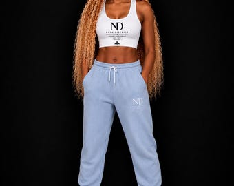 Nova District Signature Unisex Pigment-Dyed Sweatpants