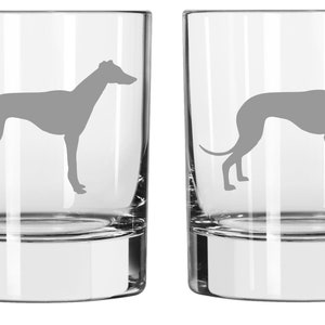 Greyhound Glass FREE Personalization