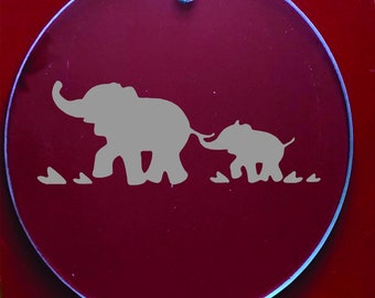 Elephant Ornament FREE Personalization