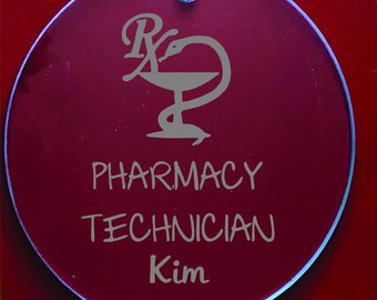 Pharmacy Technician Ornament FREE Personalization