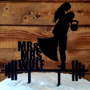 Wedding Cake Topper Weights FREE Personalization Laser Cut