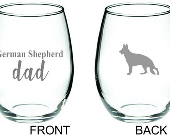 German Shepherd Dad, German Shepherd, German Shepherd Gift, Gift for Pet Owners, Dog Mom, Dog Dad, Dog Breed Gift