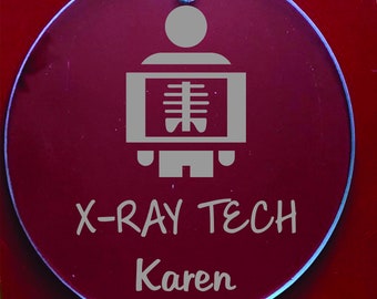 X-Ray Tech Radiology Ornament FREE Personalization