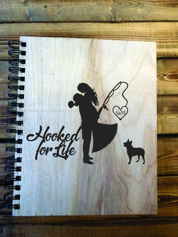 Guest Books Laser Engraved Wedding Guest Book Free Personalization Paper Party Supplies