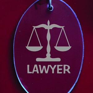 Lawyer Ornament FREE Personalization