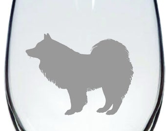 Samoyed Glass FREE Personalization