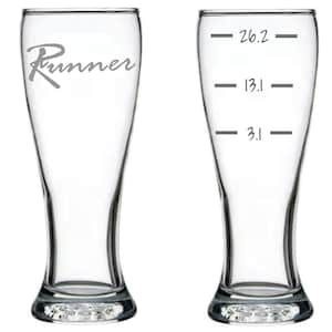 Running Runner Funny Glass With Running Levels Choose From Beer Mug, Pilsner, Pub, Wine Glass, Water, Rocks FREE Personalization