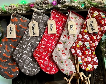 Christmas Stockings,Personalised stocking,Christmas Stockings, Stockings,Christmas Gift,Xmas Gift,Santa Stockings,Snowman Stockings