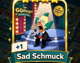Monopoly Go Golden Blitz - Sad Schmuck - Set 14