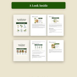 GLP-1 Diet Guide & Meal Planner | Eating Well on Ozempic, Wegovy, Mounjaro | Fillable Trackers eBook | Print or Read | Instant PDF image 3