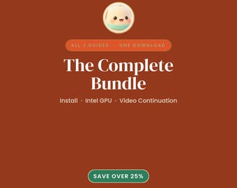 ComfyUI Complete Guide Bundle | Install, Intel GPU and Video | Three AI Guides