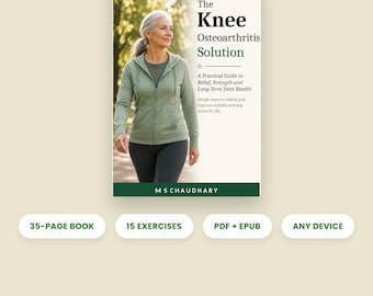 Knee Osteoarthritis Solution: Pain Relief, Exercise Guide (PDF + EPUB)