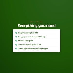 Mysig vårmålarbok | djärv och enkel, tedagsscener (digital PDF) bild 6