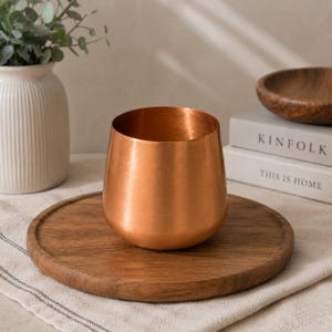 100% Copper Antique Cups Mugs, Copper Cups, Turkish Handcrafted Copper Cup, Wine&Coffee Glass, Health Benefits Copper Mug, Copper Flower Pot