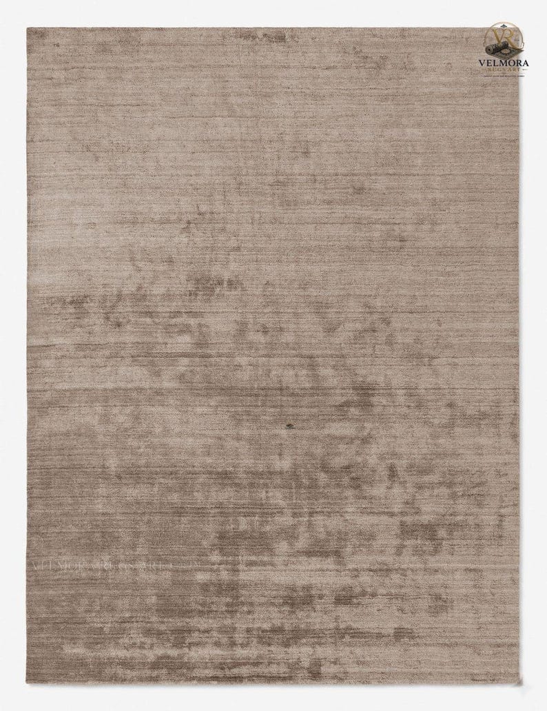 Pattern Rug Beiege Beige Hand Tufted Wool Rug, Neutral Modern Area Rug, Solid Cream Carpet ...