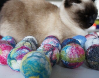felted wool cat toys