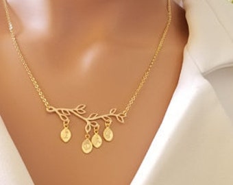 Personalized Mother's Day Gift Custom Necklace For Mom, Initial Necklace, Mommy Necklace, Family Necklace, Personalized Necklace, Mom Gift