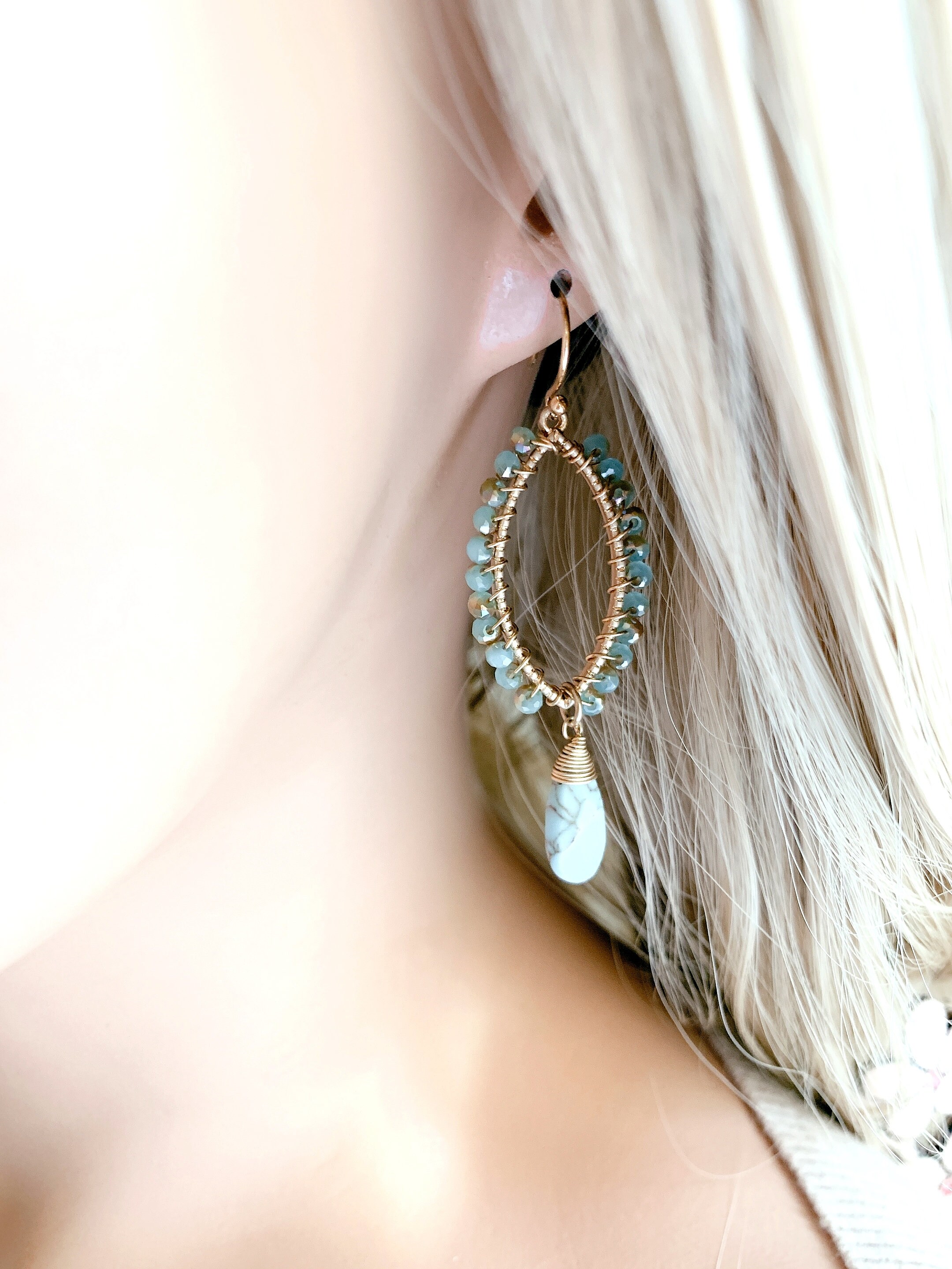 Healeved Boucles Oreilles Créoles Pour Femmes Bijoux Oreilles