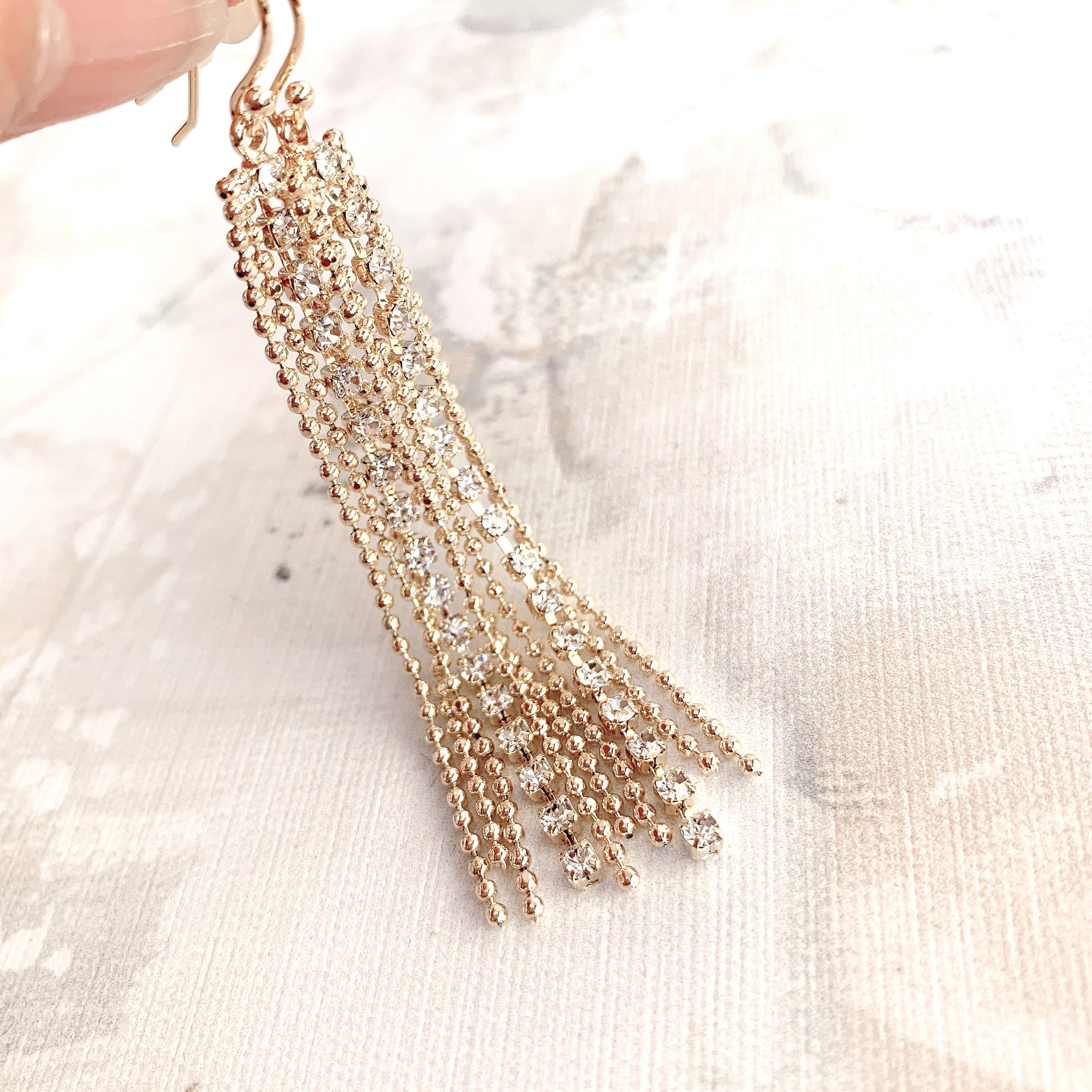 Tassel Earrings - Gold