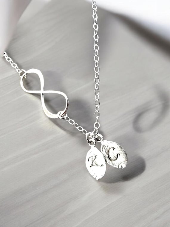 JETBON Collana con ciondolo a forma di infinito in argento, per moglie, moglie, anima gemella, fidanzata, romantica, regalo per anniversario, compleanno, Natale, San Valentino, con confezione regalo