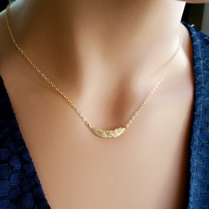 Autume Leaf Pendant Necklace  - 14K gold filled chain, everyday jewelry, great gift mothers day gifts