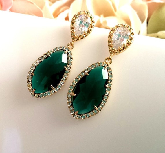 Boucles D’oreilles Pendantes En émeraude Naturelle – Fait Main, Argent 925