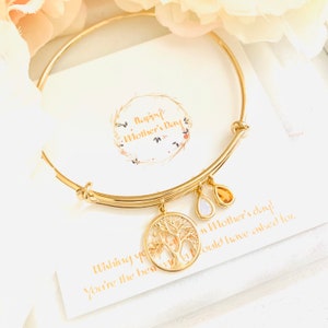 Birthstone Bracelet for Mom, mothers day gift for mom, Family Initial Bracelet, Personalized Gift for Mom Jewelry New Mom Gift Grandma zdjęcie 8
