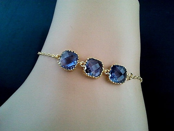 Etsy sapphire bracelet best sale