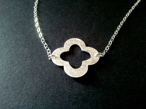 Clover Necklace Shamrock Necklace Four Leaf Clover Necklace - Etsy