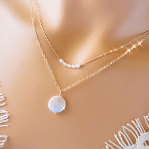 Gold Filled Freshwater Pearl Necklace: June Birthstone Jewelry