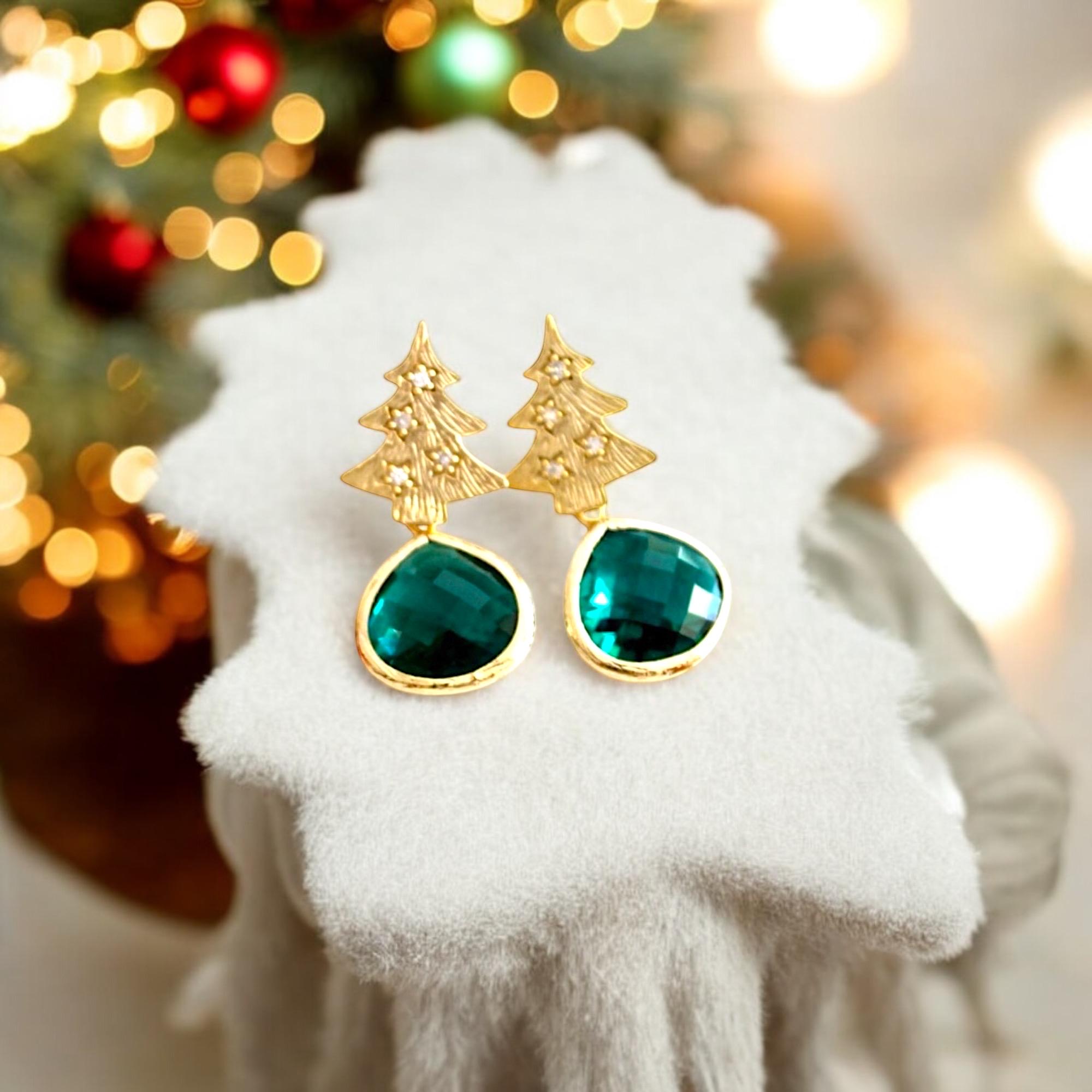 Orecchini di Natale, Set Orecchini Natalizi, Orecchinis Natalizi Donna, Orecchinis Pendenti Donna, Regali per Natale