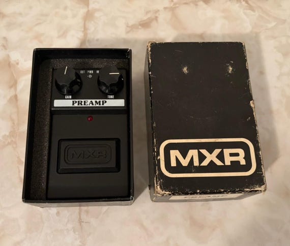 Vintage MXR Command Series Preamp Model 162 Guitar Effect Pedal w/ Original Box