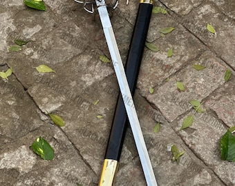 17th Century German Rapier Replica | J2 Steel Sword with Leather Scabbard