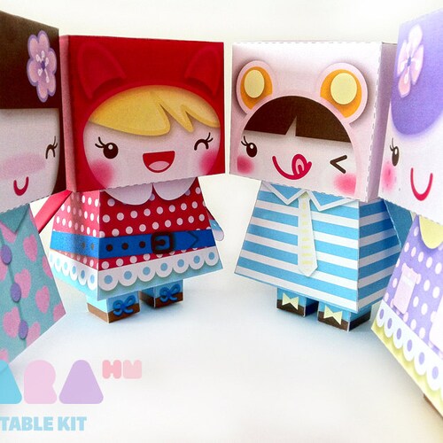 Printable Paper Toy Cutout Doll Papercraft Diy Cutout Doll Pdf Paper Printable Paper Toy Cutout Doll Papercraft Diy Cutout Doll Pdf Paper