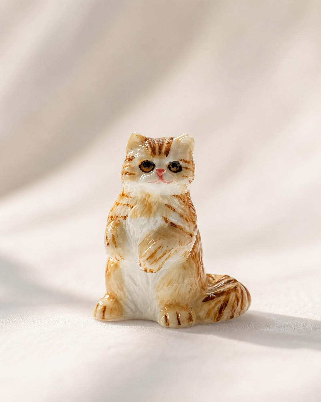 Tabby cat figurine - Etsy 日本