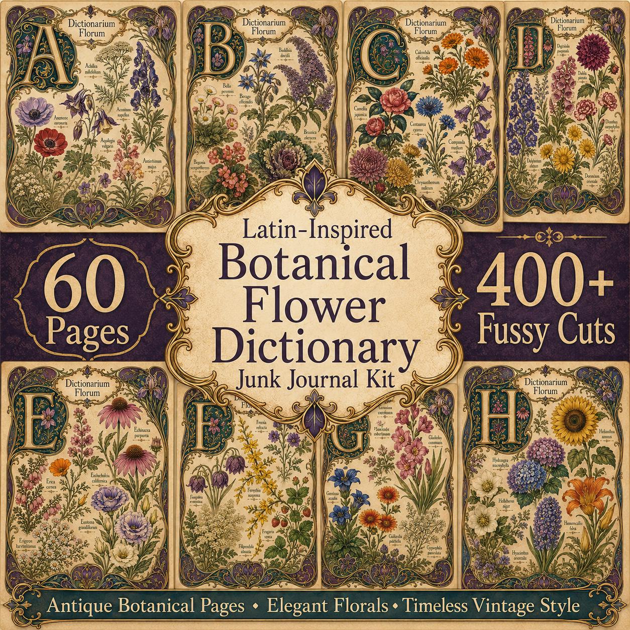 Botanical Junk Journal - Etsy