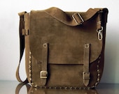 Artist's Leather Messenger Bag