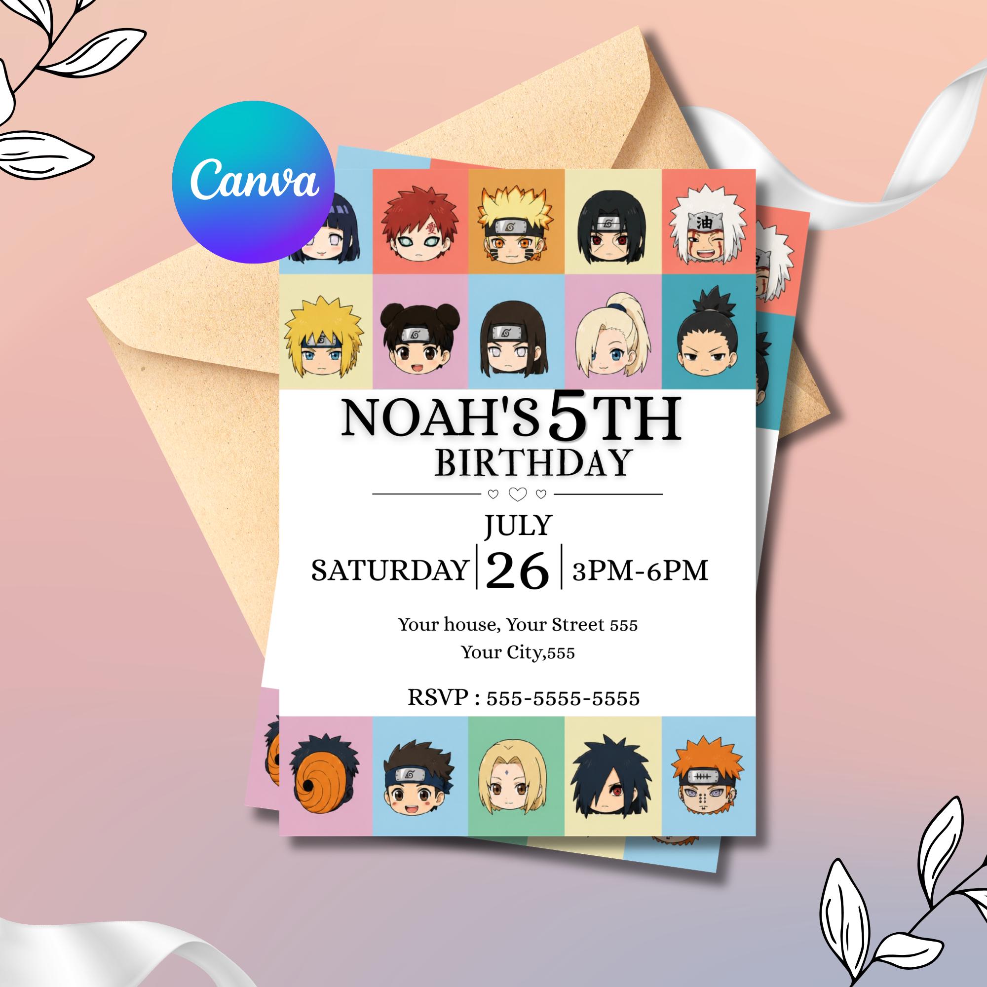 Naruto birthday - Etsy 日本